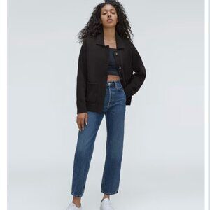 Everlane Cotton Chore Sweater Jacket Size M